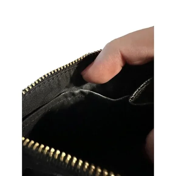 Black Coach Rectangular Coin Purse 3.5 x 5 - Picture 4 of 6